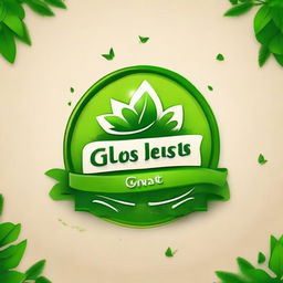 Design a stunning logo named 'Green Grass' that creatively incorporates elements of lush greenery and eco-friendly vibes.