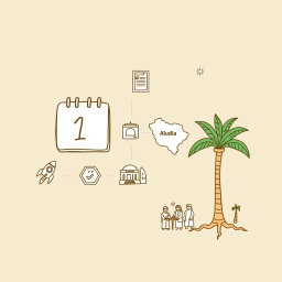 Create a professional doodle-style illustration for a corporate presentation featuring a one-year calendar icon with pages turning quickly to symbolize urgency