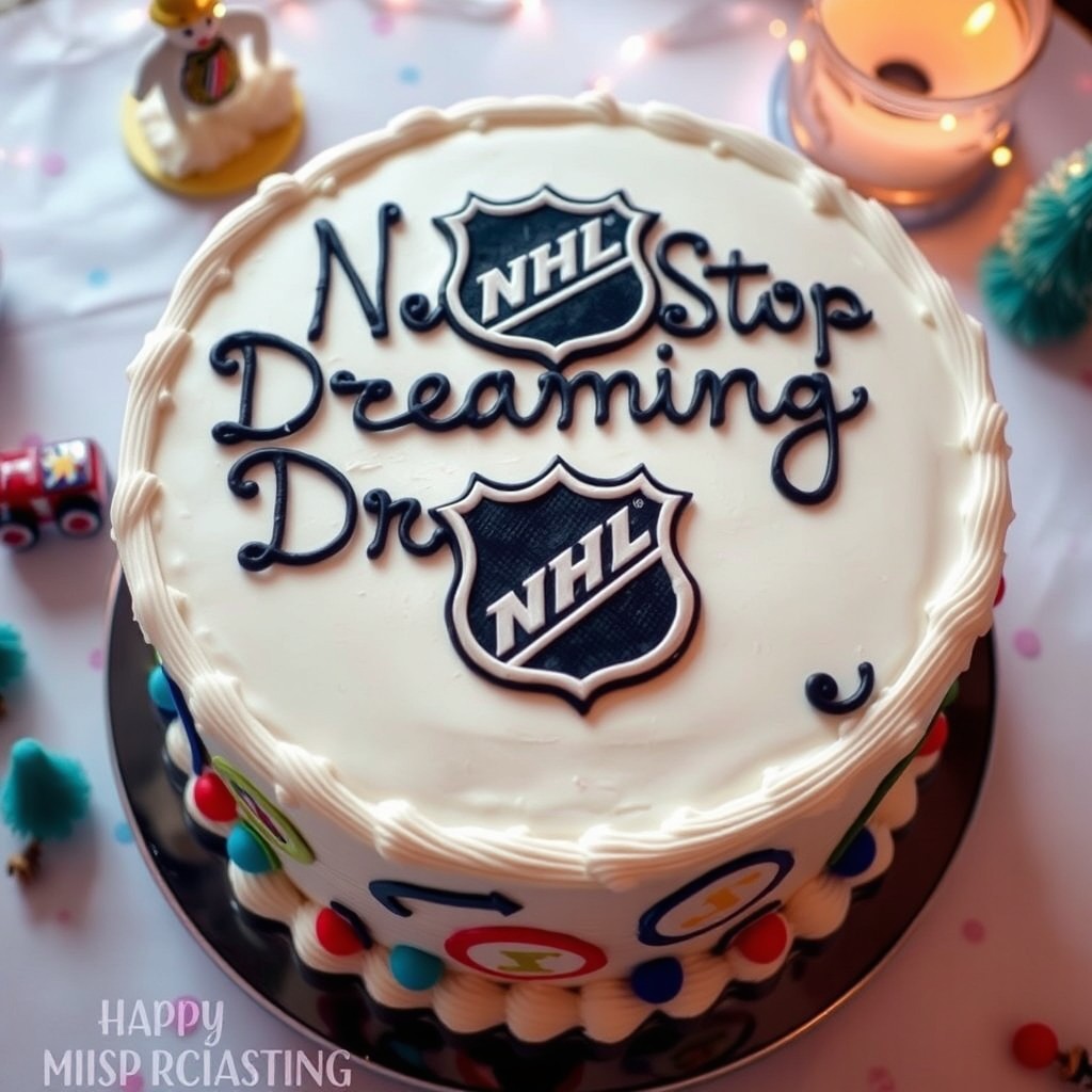 A beautifully decorated cake designed for a celebration, featuring an elegant white frosting with colorful details