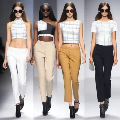The trendy econometrist caught everyone's attention at the fashion show with their unique combination of statistical formulas and fashionable clothing.