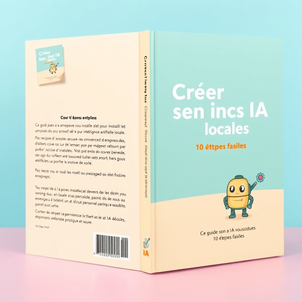 A book cover design in a recto-verso panoramic format 2:1 (landscape), showcasing the left side as the back cover and the right side as the front cover