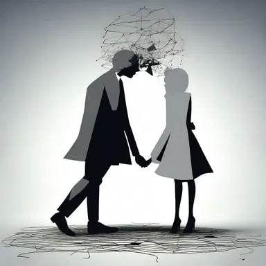 The brittle bond between the lovers shattered with the smallest disagreement.