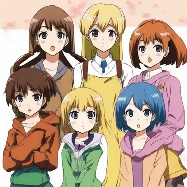 The anime series featured a group of characters with varying personalities, including a brittle and distant protagonist who gradually learned the importance of friendship and kindness.