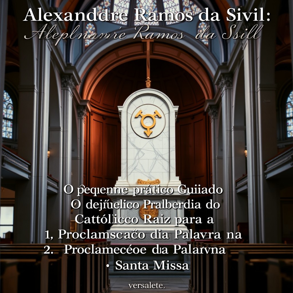 An artistic composition featuring the text “Alexandre Ramos da Silva” elegantly positioned at the top