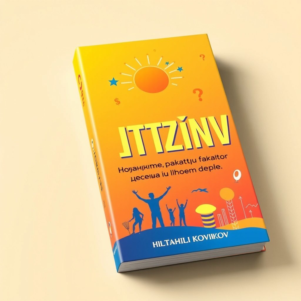 A vibrant and inspiring book cover for a self-help book titled "Позитив