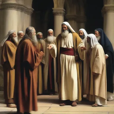 The Pharisees were often portrayed as disdainful towards Jesus and his teachings in the Bible.