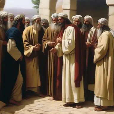 The Pharisees were often portrayed as disdainful towards Jesus and his teachings in the Bible.