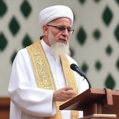 The religious leader delivered a sermon filled with disdainful comments towards those who did not share their beliefs.