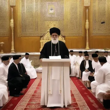 The religious leader delivered a sermon filled with disdainful comments towards those who did not share their beliefs.