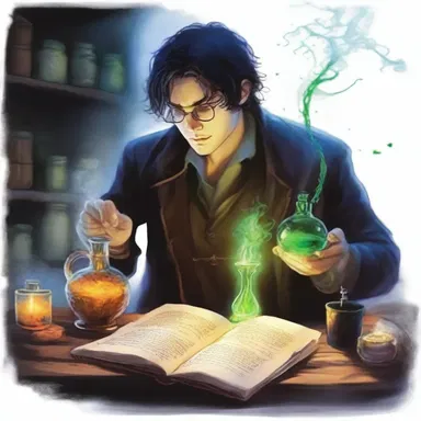 In the magical world of fantasy novels, the protagonist can percolate with energy through potions and spells.
