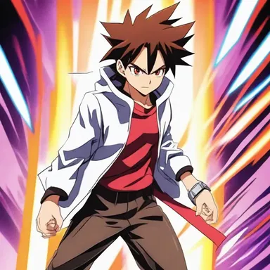 Just like in the high-energy world of anime, the protagonist's determination helps them percolate with energy to overcome challenges.