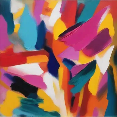 The artist allowed the vibrant colors to percolate across the canvas, creating a mesmerizing and expressive painting.