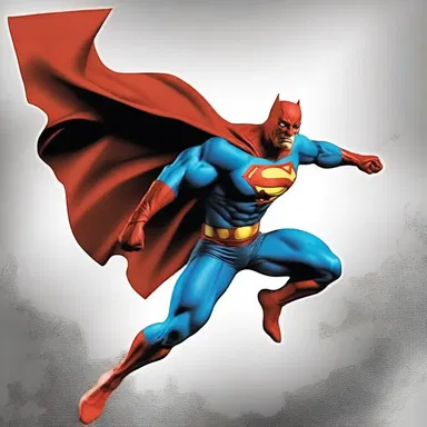The superhero's powers percolate through his body, granting him extraordinary strength and agility.