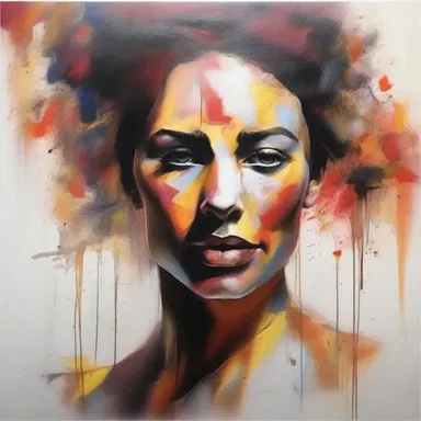The emotions of the artist percolate onto the canvas, creating a visually captivating masterpiece.
