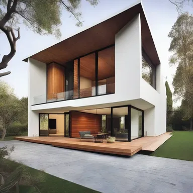 The bold and unconventional design of the modern house offended some traditionalists in the field of architecture.