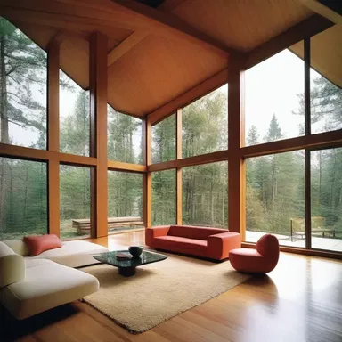 The bold and unconventional design of the modern house offended some traditionalists in the field of architecture.