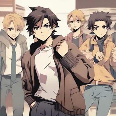 The main character is known to offend the rules of his school by constantly skipping classes and getting involved in street fights.