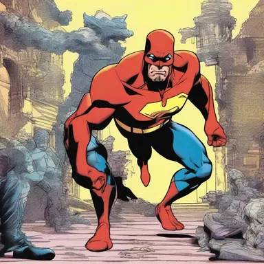 In the comic book series, the superhero often offends the laws of society in order to bring justice and protect the innocent.