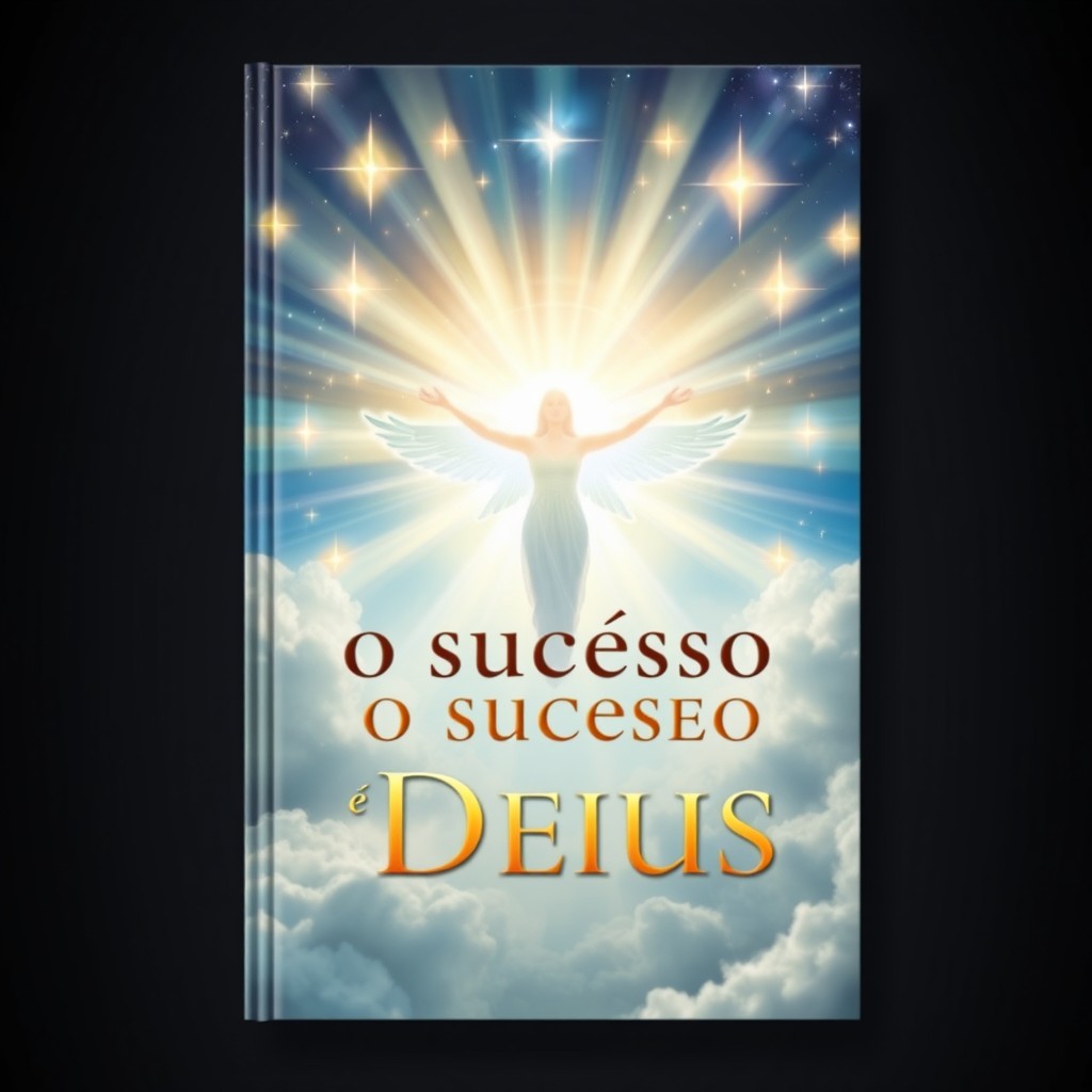 A stunning book cover for the title 'O sucesso é Deus'