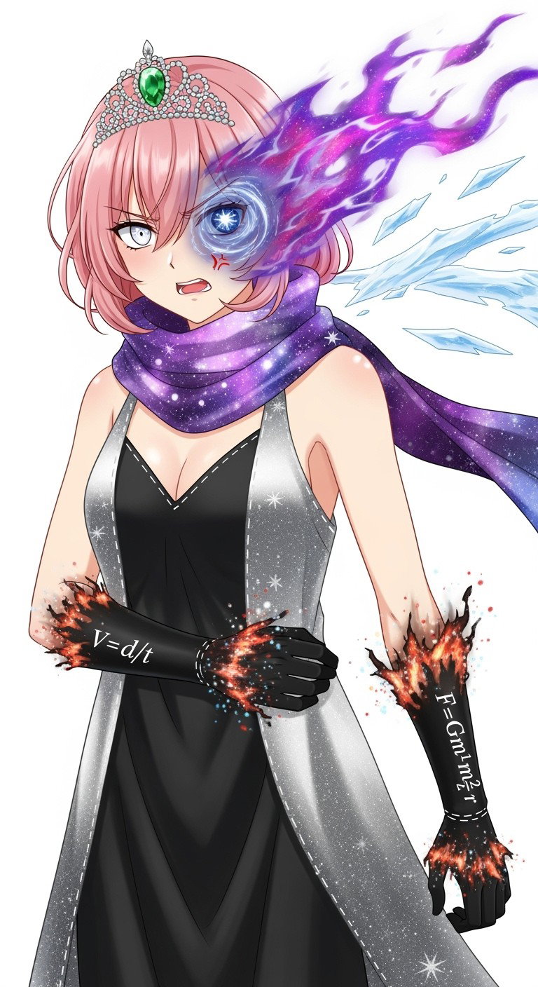 A femboy character designed in a Japanese anime style, featuring hair that is almost rose-colored in a light pink shade