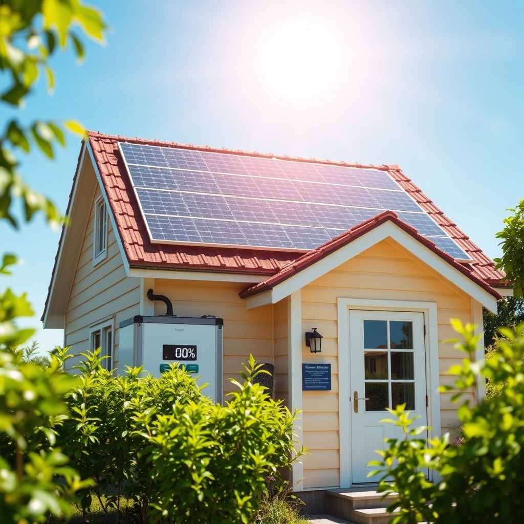 Sunny Vibes: Eco-Friendly Home with Solar Power