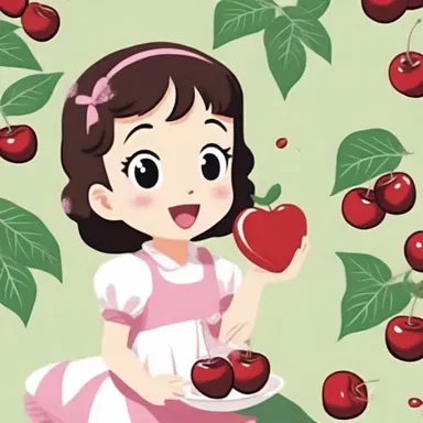 In the movie, the character takes a bite of the oxheart cherry and experiences a sudden rush of sweetness and nostalgia.