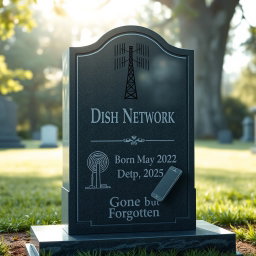A photorealistic image of a large, upright tombstone made of polished granite, situated in a tranquil cemetery setting