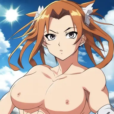 The main character in the anime series was unendowed with any special abilities or powers.