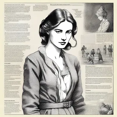In the novel, the pliable heroine was able to adapt to the difficult circumstances and thrive.