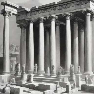 According to Greek mythology, the hoi polloi were the ordinary citizens who often worshipped the gods at the temples.