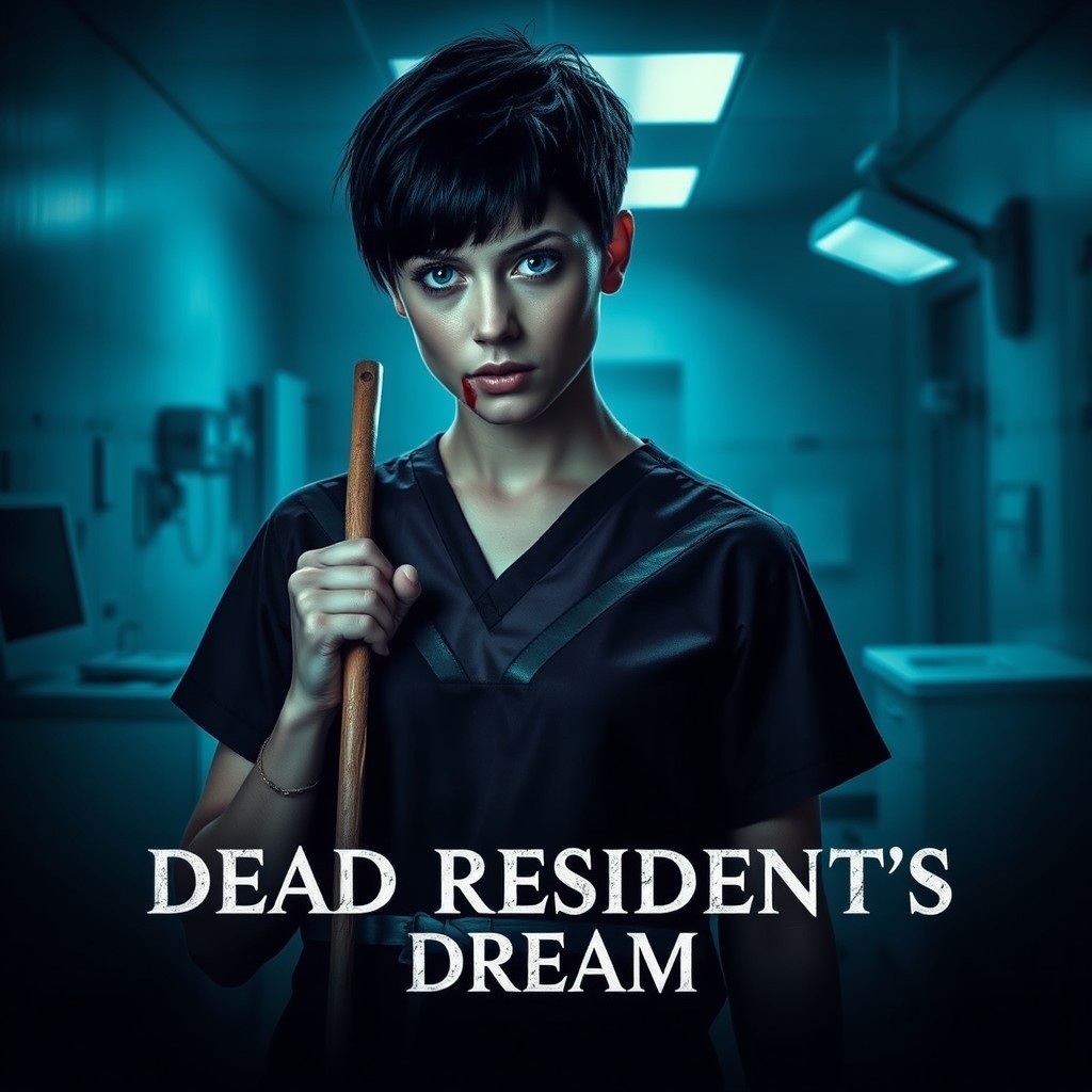 A movie poster for a thriller horror film titled 'Dead Resident's Dream'