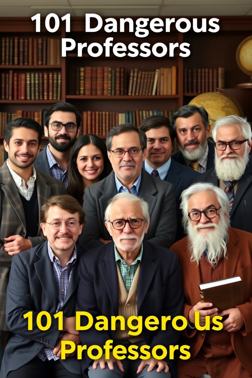 A group portrait representing the title '101 Dangerous Professors'