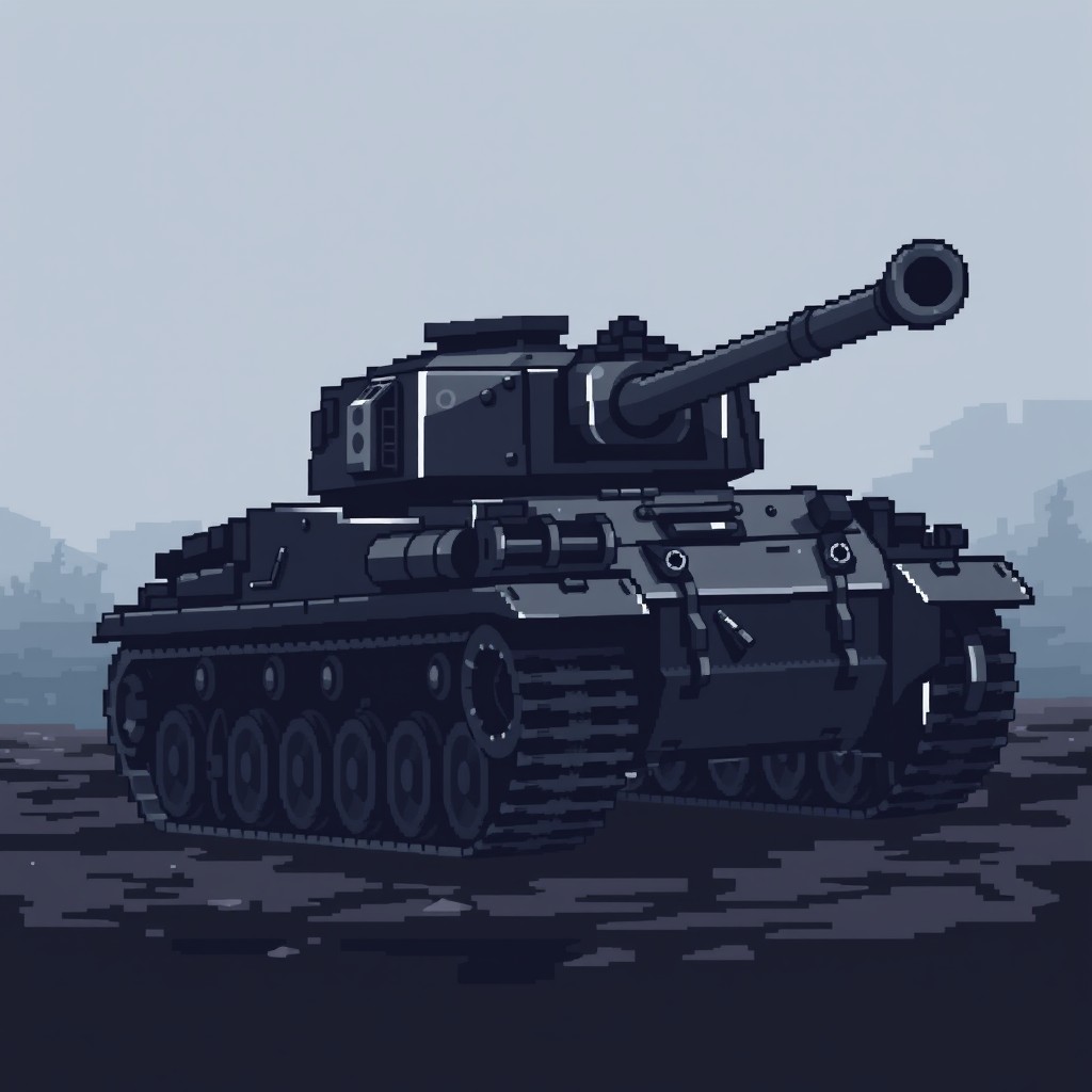 Epic Pixel Art: Panzer IV Tank