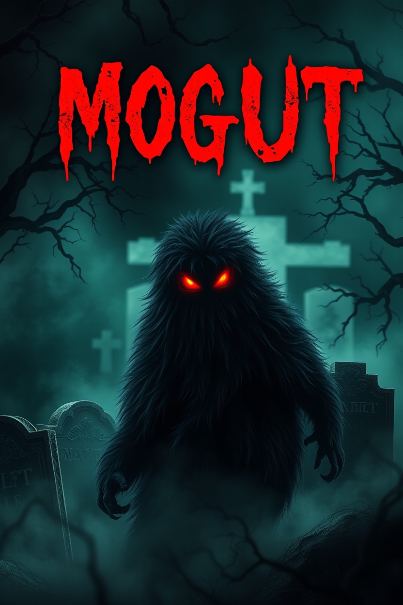 MOGUT: Haunting Horror Novel Cover Design