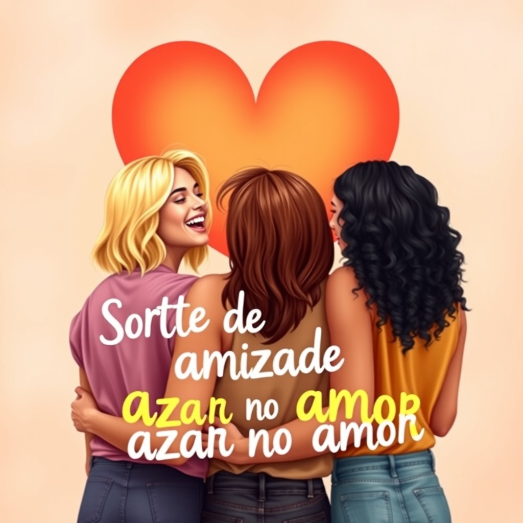A digital book cover depicting three best friends: one with blonde hair, one with brown hair, and one with black hair