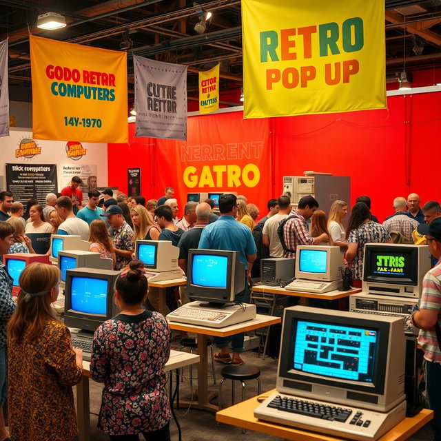 Blast from the Past: Retro Computer Pop-Up Event