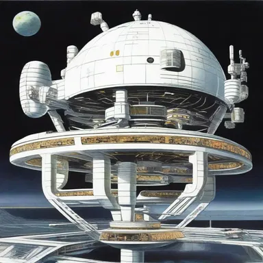 The liftman of the futuristic space station had the responsibility of transporting astronauts between different levels of the complex.