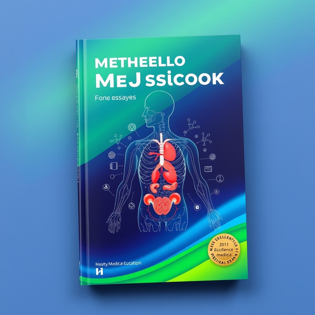 A striking medical textbook cover design featuring a bold, modern layout