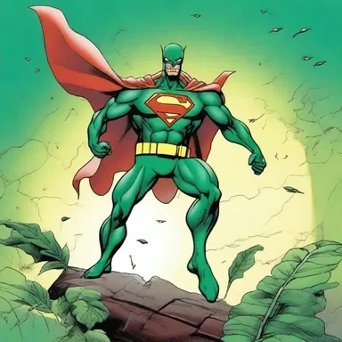 The superhero's arch-nemesis was an evil mealy bug with the power to control plants.