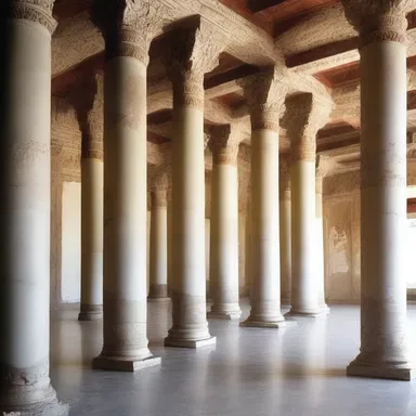 The sturdy pillars in the building design hold back any potential danger during earthquakes.