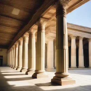 The sturdy pillars in the building design hold back any potential danger during earthquakes.