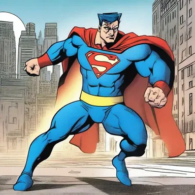 In the comic series, the superhero holds back his powers to protect his secret identity.