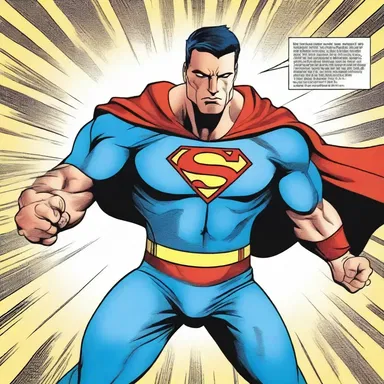 In the comic series, the superhero holds back his powers to protect his secret identity.