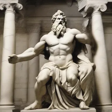 In Greek mythology, Zeus could hold back his anger until he felt it was necessary.