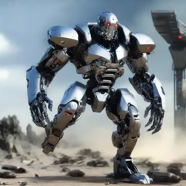 The cyborg survived the attack by its enemies by programming itself to hold back until reinforcements arrived.