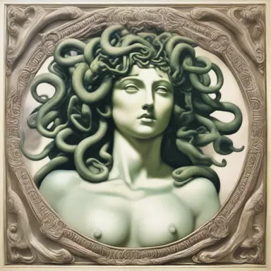 In Greek mythology, Medusa was cursed and eventually lapidated by Perseus.