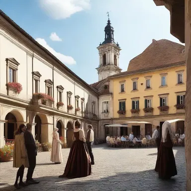 In the romantic novel, the protagonist's lover was unjustly accused and the townspeople lapidated her in the town square.