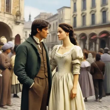 In the romantic novel, the protagonist's lover was unjustly accused and the townspeople lapidated her in the town square.