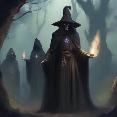 In the magical land of Eldoria, they would lapidate anyone found practicing dark sorcery.