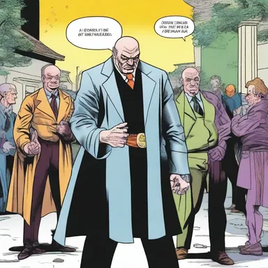 In the comic, the ungrateful villain betrayed his loyal henchmen who had always supported him.